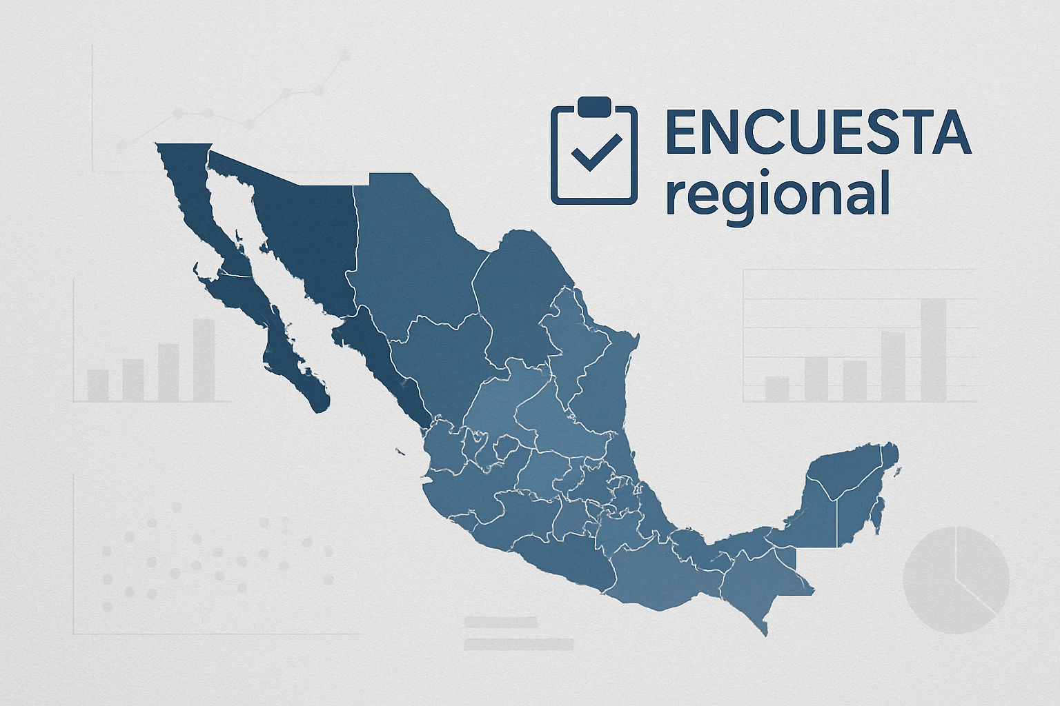 Mapa de cobertura regional de México